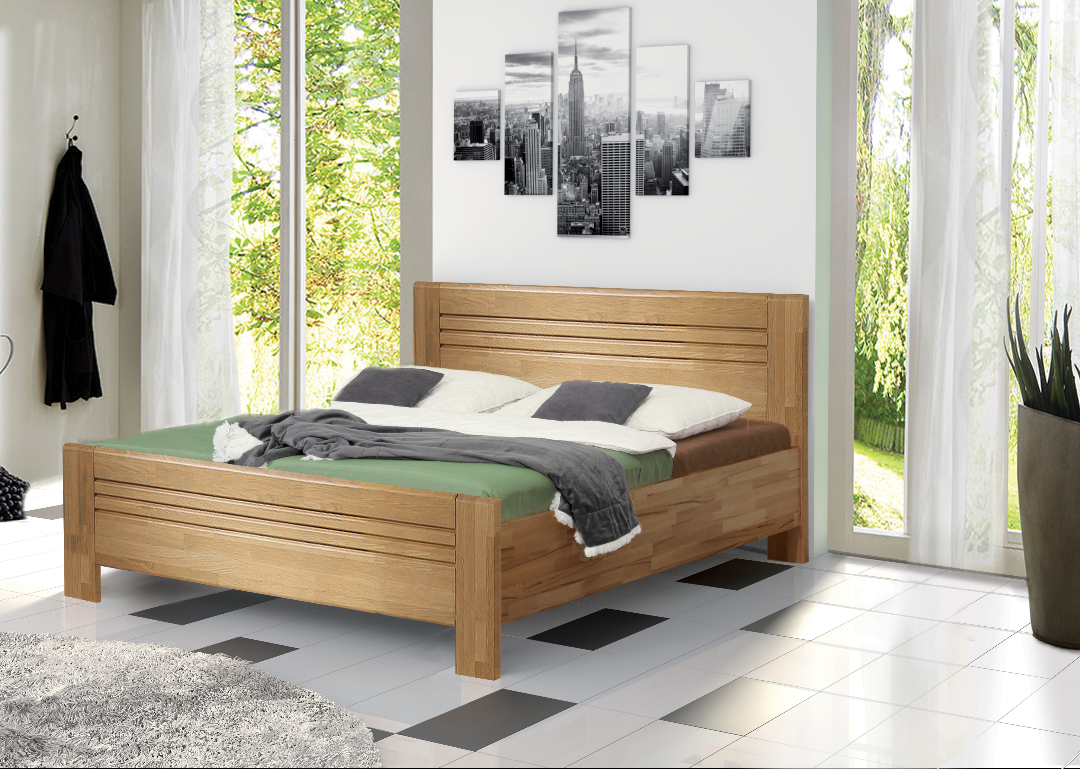 JOLA LUX dřevěná postel z masivu